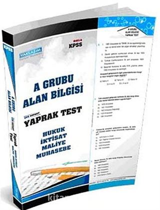 2014 A Grubu Alan Bilgisi Yaprak Test