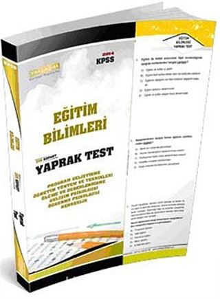 2014 KPSS Eğitim Bilimleri Yaprak Test