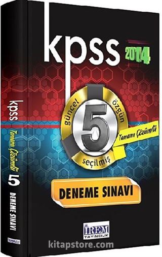 2014 KPSS Tamamı Çözümlü 5 Deneme Sınavı