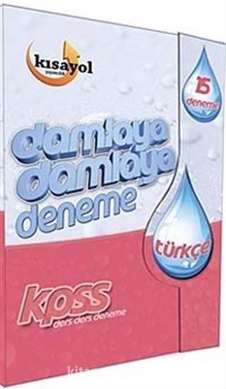 2014 KPSS Türkçe Damlaya Damlaya Deneme (15 Deneme)