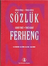 Kürtçe-Türkçe / Türkçe-Kürtçe Sözlük ferheng (kırmızı kapak)