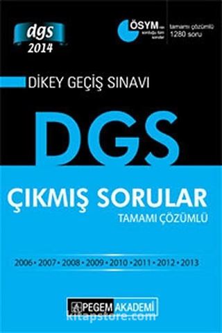 2014 DGS Çıkmış Sorular 2006-2013 Tamamı Çözümlü