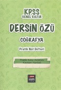 KPSS Genel Kültür Dersin Özü Coğrafya Pratik Not Defteri