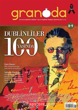 Granada İki Aylık Edebiyat Dergisi Sayı:8-9 Temmuz-Ağustos 2014