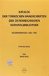 Katalog Der Türkischen Handshriften Der Österreichischen Nationalbibliothek