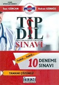 Tıpta Uzmanlık İçin Yabancı Dil Sınavı 10 Deneme Sınavı / Tıp Dil Kitaplar Serisi 1