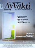 Ayvakti Aylık Düşünce-Kültür ve Edebiyat Dergisi Sayı:151 Temmuz-Ağustos 2014