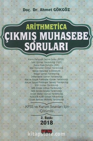 Arithmetica Çıkmış Muhasebe Soruları KPSS ve Kurum Sınavları İçin Tamamı Çözümlü