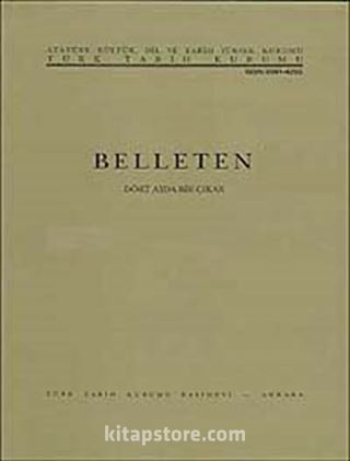 Belleten Cilt:5-Sayı:19 Temmuz 1941