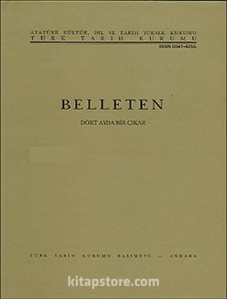Belleten Cilt:LXX-Sayı:258 Ağustos 2006