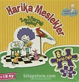 Harika Meslekler 2 ve 3 Parçalı Yapboz (Kutulu)
