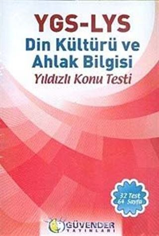 YGS - LYS Din Kültürü ve Ahlak Bilgisi Yıldızlı Konu Testi