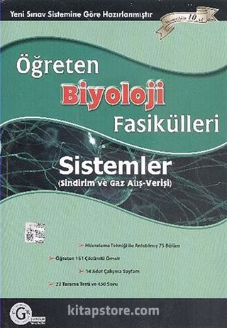 Öğreten Biyoloji Fasikülleri / Sistemler (Sindirim ve Gaz Alış-Verişi)