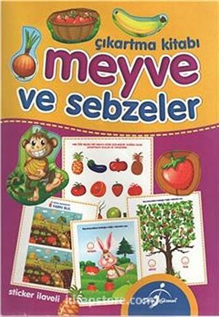 Meyve Ve Sebzeler Çıkartma Kitabı