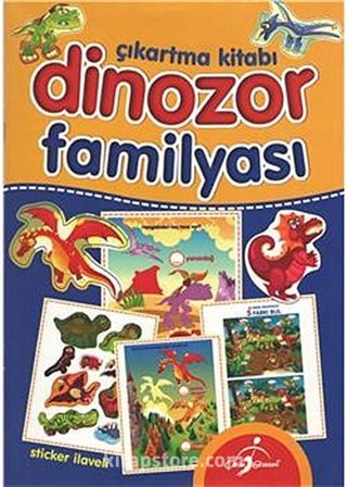Dinozor Familyası Çıkartma Kitabı
