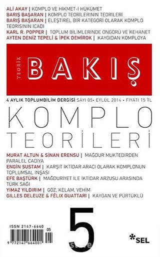 Teorik Bakış 4 Aylık Toplumbilim Dergisi Sayı:5 Eylül 2014