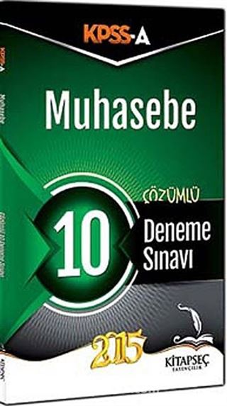 2015 KPSS-A Muhasebe 10 Çözümlü Deneme Sınavı