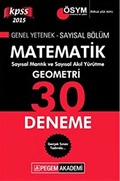 2015 KPSS Matematik - Geometri 30 Deneme Genel Yetenek-Sayısal Bölüm