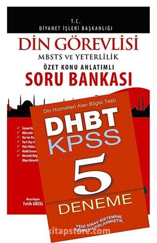 DHBT Din Hizmetleri Alan Bilgisi Deneme Testi İlaveli Soru Bankası