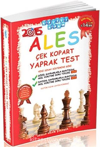 2015 ALES Çek Kopart Yaprak Test
