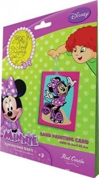Minnie 3 Kum Boyama Kartları