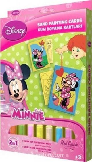 Minnie 1 Kum Boyama Kartları