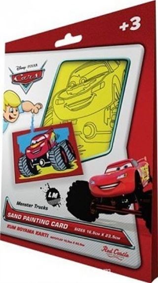 Cars 3 Kum Boyama Kartları