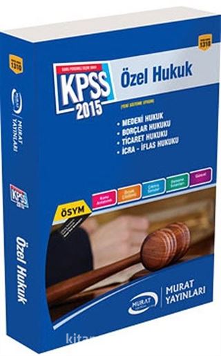 2015 KPSS Özel Hukuk