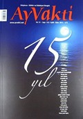 Ayvakti Aylık Düşünce-Kültür ve Edebiyat Dergisi Sayı:152 Eylül-Ekim 2014