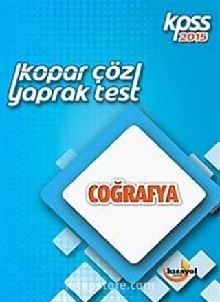 2015 KPSS Kopar Çöz Coğrafya Yaprak Test