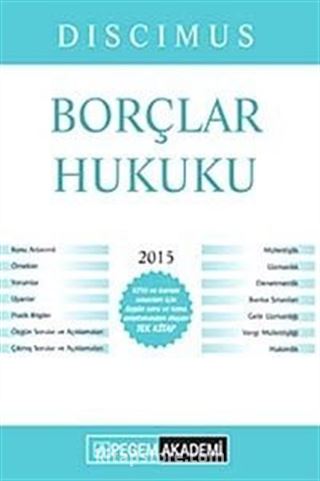 2015 KPSS A DISCIMUS Borçlar Hukuku Konu Anlatımı