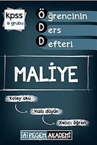 2015 KPSS A Maliye Öğrencinin Ders Defteri