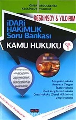İdari Hakimlik Soru Bankası Kamu Hukuku Cilt:1
