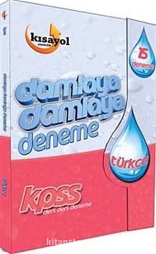 2015 KPSS Türkçe Damlaya Damlaya (15 Deneme)