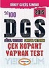 2015 %100 DGS Sözel Yetenek Sayısal Yetenek Çek Kopart Yaprak Test