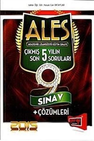 2015 ALES Son 5 Yılın Çıkmış 9 Sınav Soruları ve Çözümleri