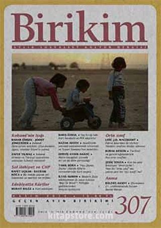 Birikim / Sayı:307 Kasım Yıl:2014 / Aylık Sosyalist Kültür Dergisi