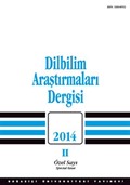 Dilbilim Araştırmaları Dergisi 2014/2