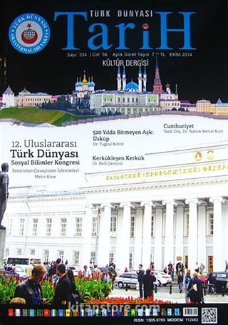 Türk Dünyası Araştırmaları Vakfı Dergisi Ekim 2014 / Sayı: 334