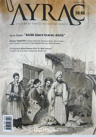 Ayraç Aylık Kitap Tahlili ve Eleştiri Dergisi Sayı:59-60 Yıl: Eylül-Ekim 2014