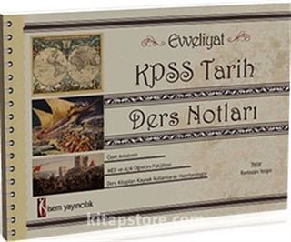 2015 KPSS Evveliyat Tarih Ders Notları (küçük boy)