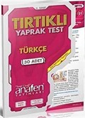 3. Sınıf Türkçe Tırtıklı Yaprak Test
