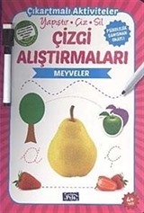 Meyveler / Çizgi Alıştırmaları
