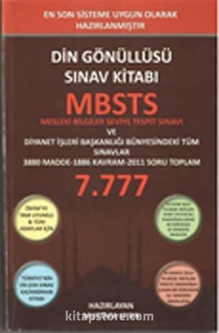 Din Gönüllüsü Sınav Kitabı (MBSTS) Mesleki Bilgiler ve Seviye Tespit Sınavı ve Diyanet İşleri Başkanlığı Bünyesindeki Tüm Sınavlar