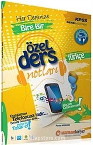 2015 KPSS Türkçe Özel Ders Notları