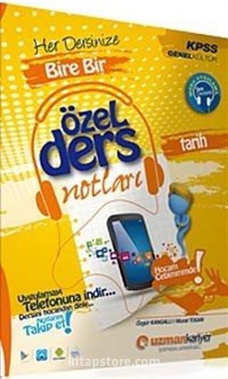 2015 KPSS Tarih Özel Ders Notları