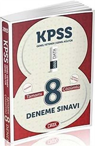 2015 KPSS Genel Yetenek Genel Kültür Tamamı Çözümlü 8 Deneme Sınavı