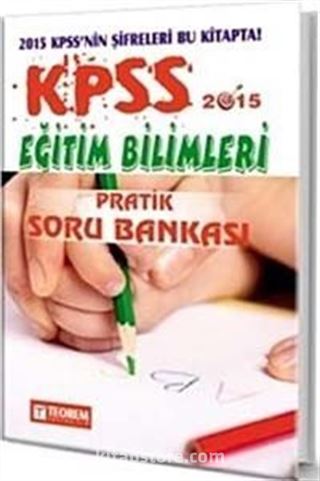 2015 KPSS Eğitim Bilimleri Pratik Soru Bankası
