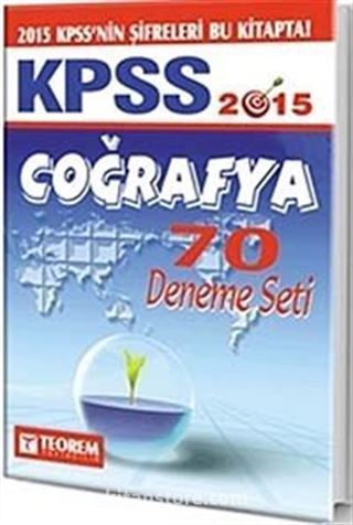 2015 KPSS Coğrafya 70 Deneme Seti