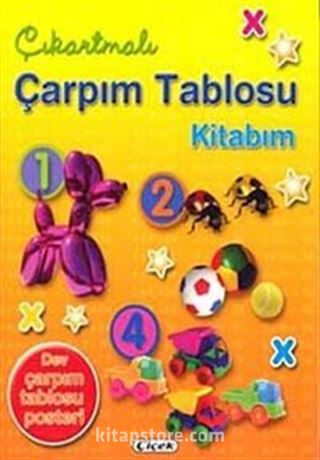 Çıkartmalı Çarpım Tablosu